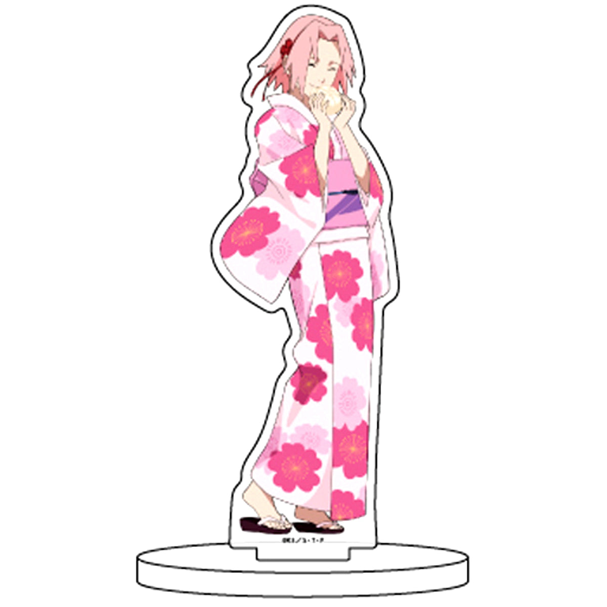 Sakura Haruno 03. Eating Tour Ver. Naruto Shippuden Chara Acrylic Figure [USED]