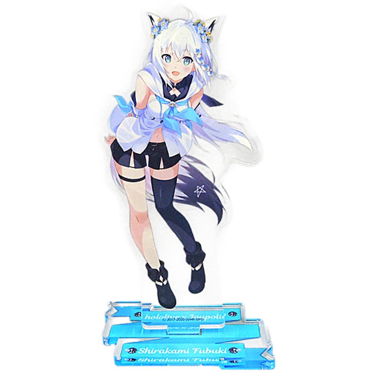 VTuber Hololive Shirakami Fubuki Acrylic Stand Joypolis Happy Party Limited Acrylic Stands [USED]