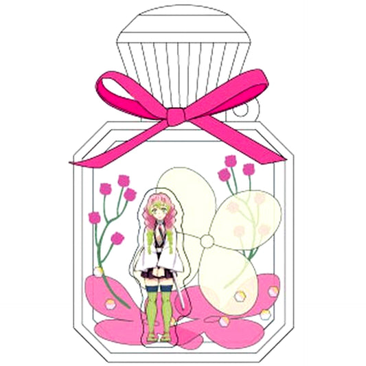 Mitsuri Kanroji Demon Slayer Kimetsu no Yaiba Flower Dome Keychain [USED]