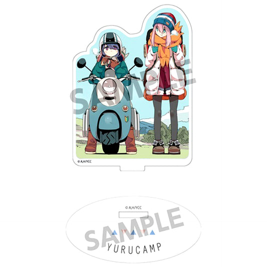 Rin Shima & Nadeshiko Kagamihara A. Laid-Back Camp Original Version Acrylic Figure [USED]