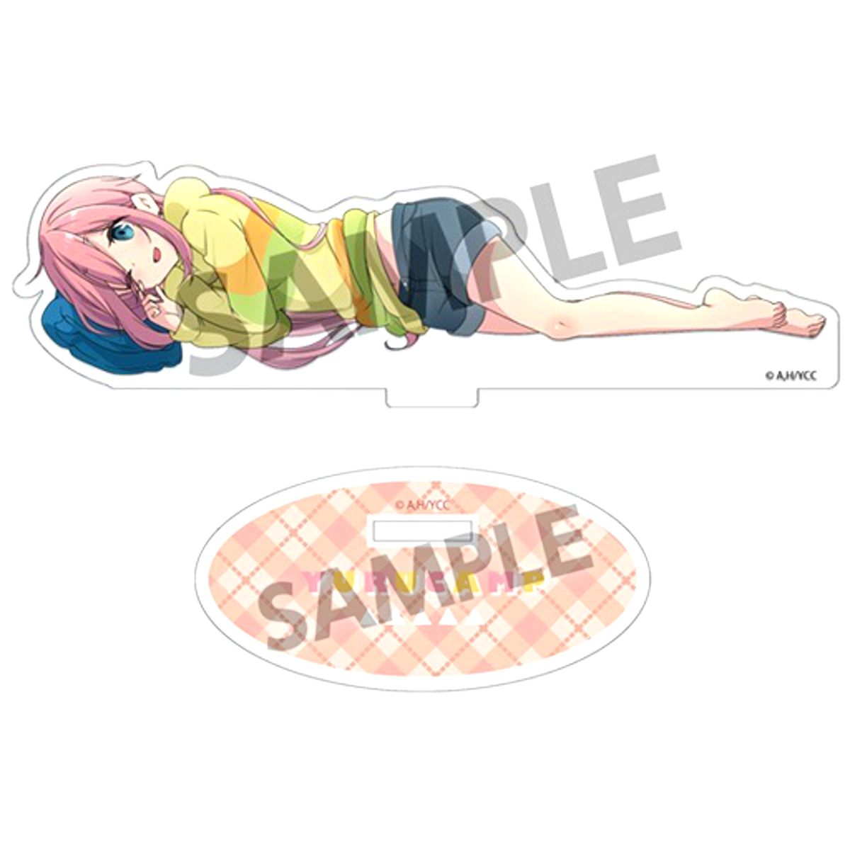 C. Nadeshiko Kagamihara Acrylic Figure Anime Laid-Back Camp [USED]