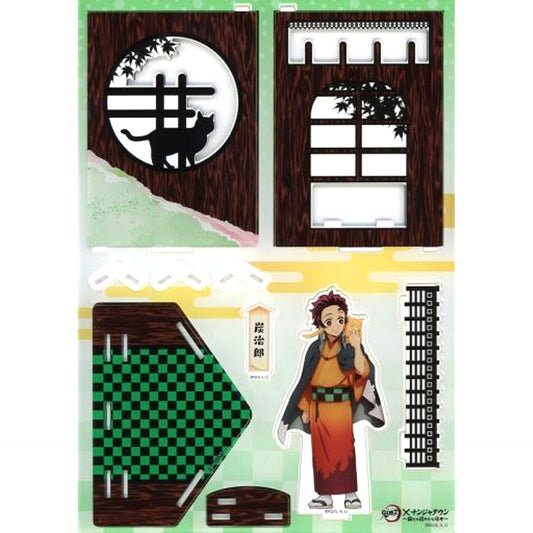 Tanjiro Kamado Acrylic Diorama Demon Slayer: Kimetsu no Yaiba x Namjatown - Peaceful Days with Cats [USED]