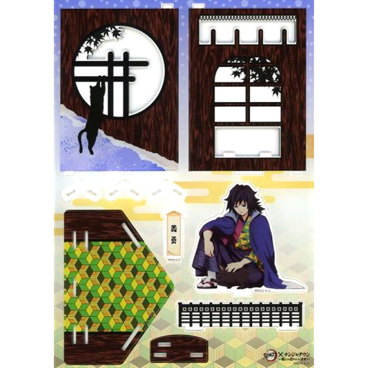 Giyu Tomioka Acrylic Diorama Demon Slayer x NAMJATOWN Peaceful Days with Cats [USED]