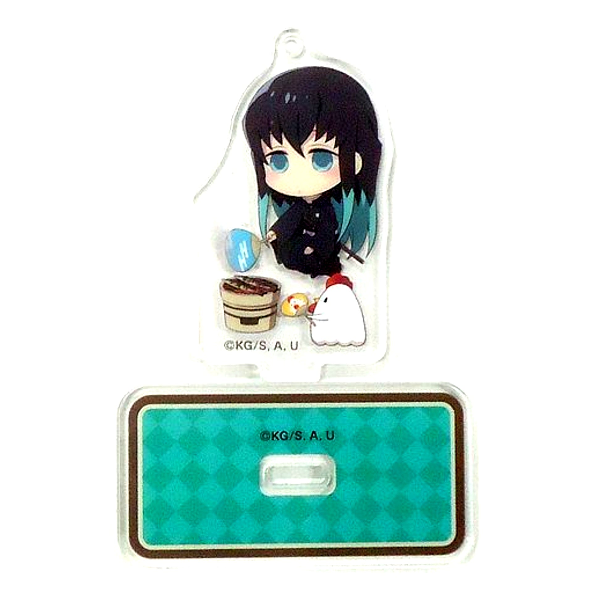 Muichiro Tokito Demon Slayer Kimetsu no Yaiba Movie Mugen Train Lawson Mini Acrylic Stand Mascot Autumn Harvest Festival [USED]