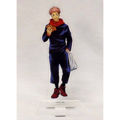 SEGA Collaboration Cafe Jujutsu Kaisen Yuji Itadori Big Acrylic Stand Snacking ver. Acrylic Stands [USED]
