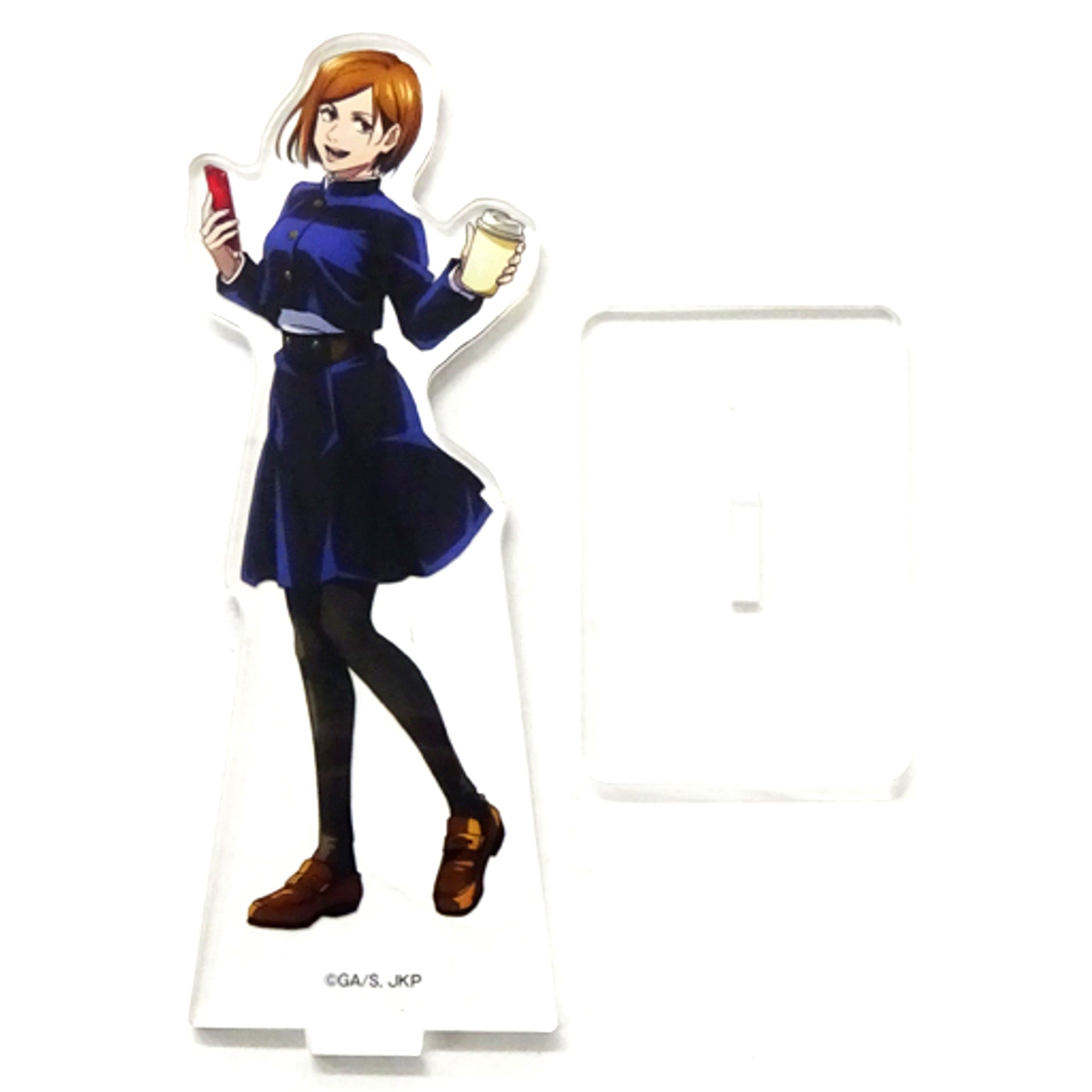 Nobara Kugisaki Eating Ver. Jujutsu Kaisen Sega Collabo Cafe Big Acrylic Stand [USED]