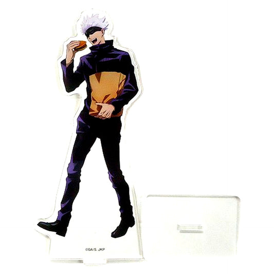 Satoru Gojo Big Acrylic Stand Eating Out Ver. SEGA Collab Cafe Jujutsu Kaisen [USED]