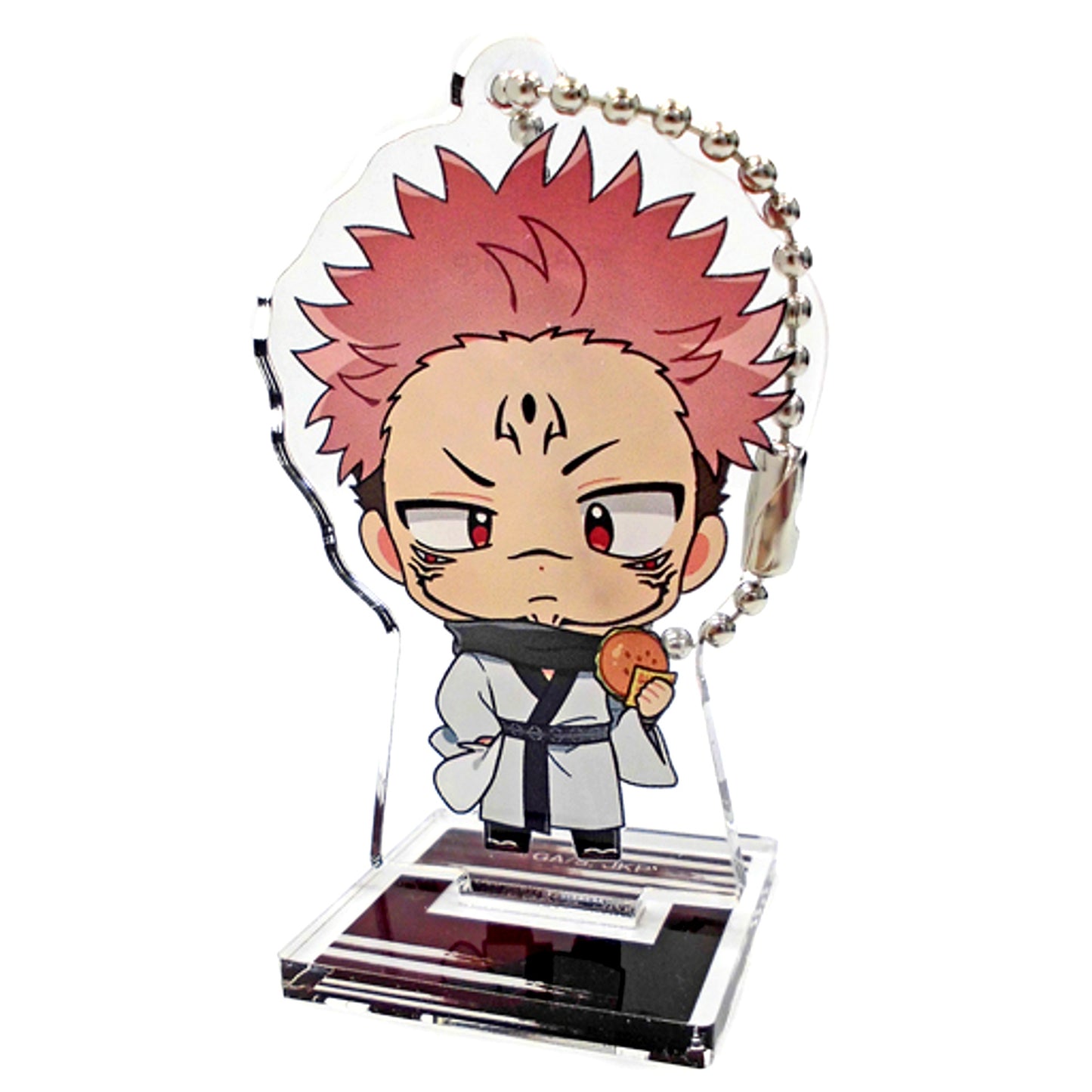 Ryomen Sukuna Jujutsu Kaisen SEGA Collabo Cafe Deformed Acrylic Keychain [USED]