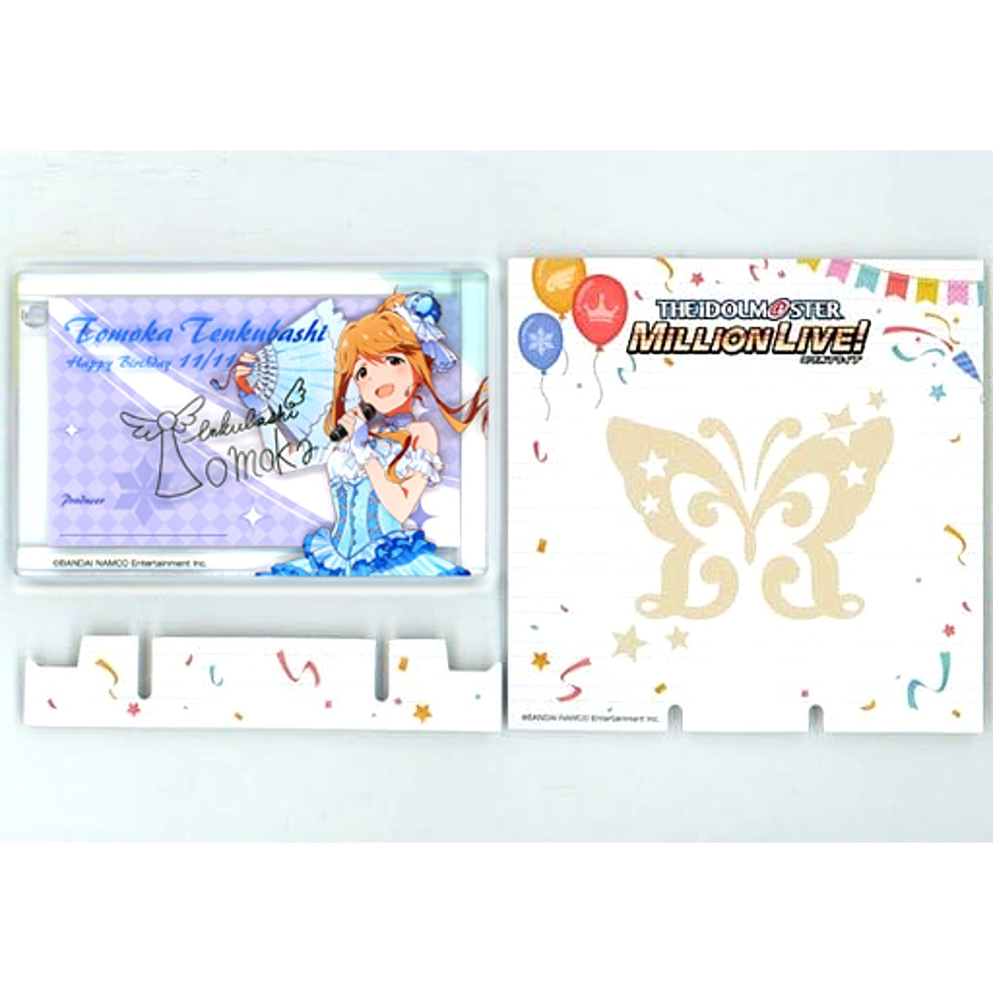 Tomoka Tenkubashi THE IDOLM@STER MILLION LIVE! Birthday Acrylic Plate [USED]