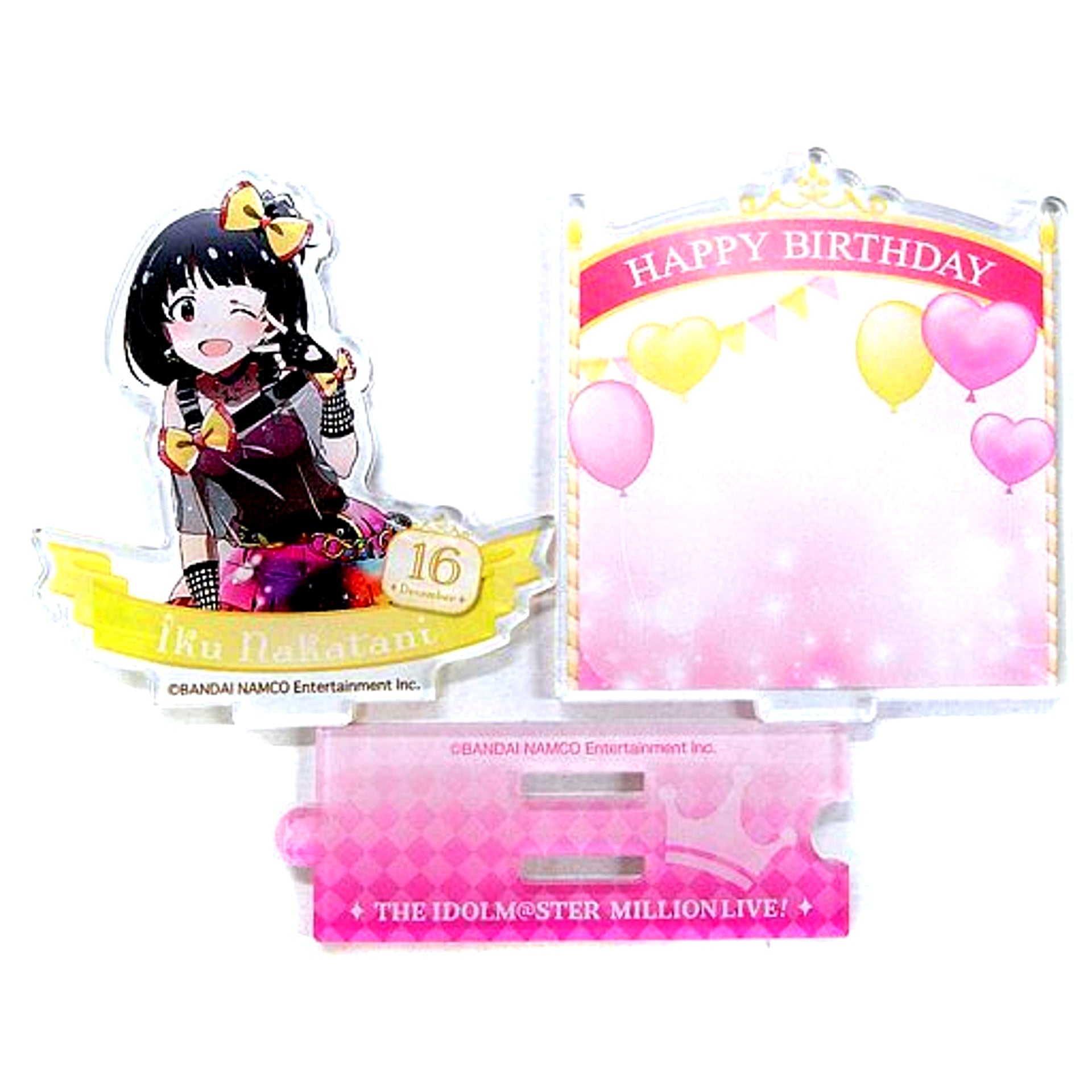 Iku Nakatani The Idolm@ster Million Live! Birthday Acrylic Stand [USED]