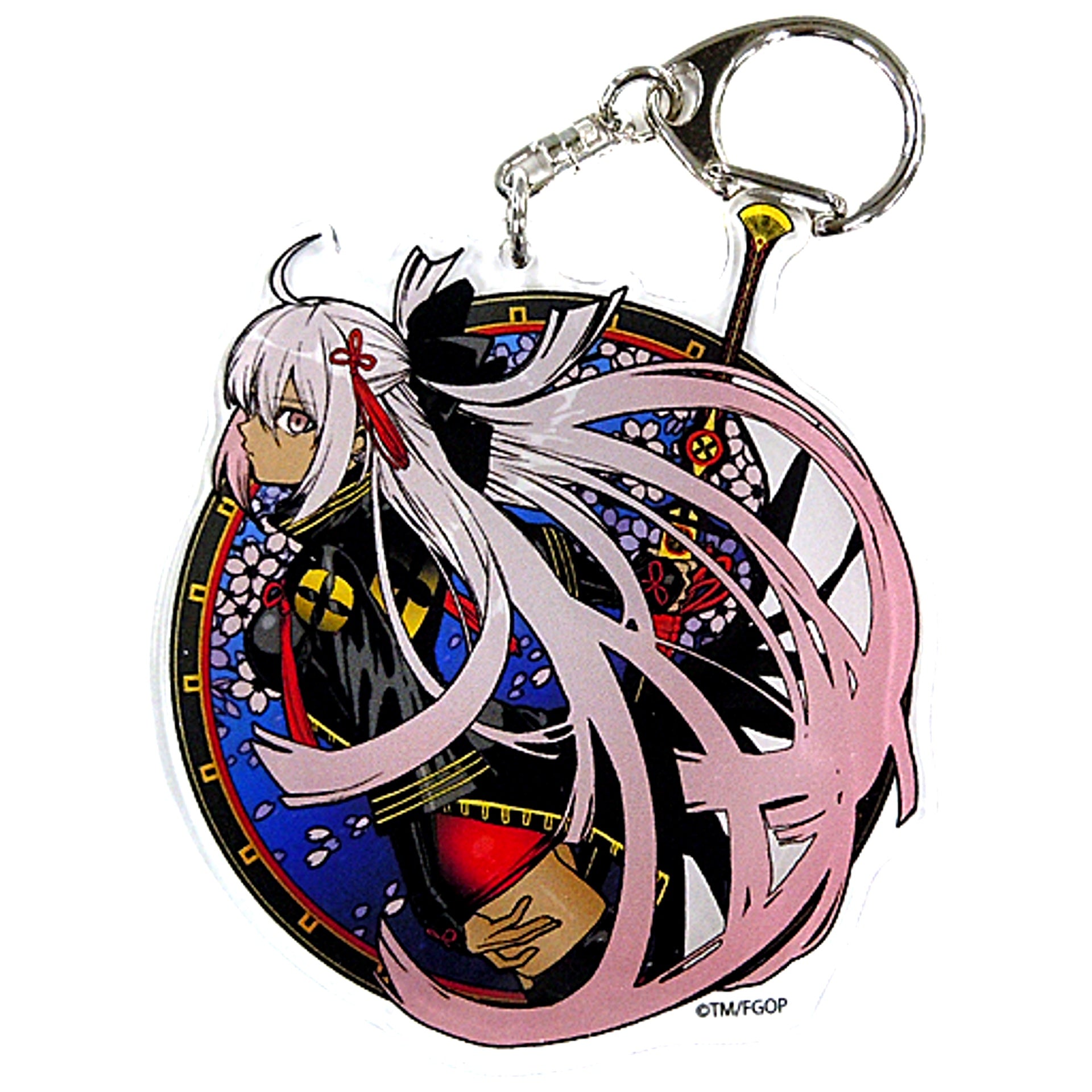 Okita Souji Alter Majin-san Fate/Grand Order Command Code Trading Acrylic Keychain Vol.3 Winter Caravan Online 2021 [USED]