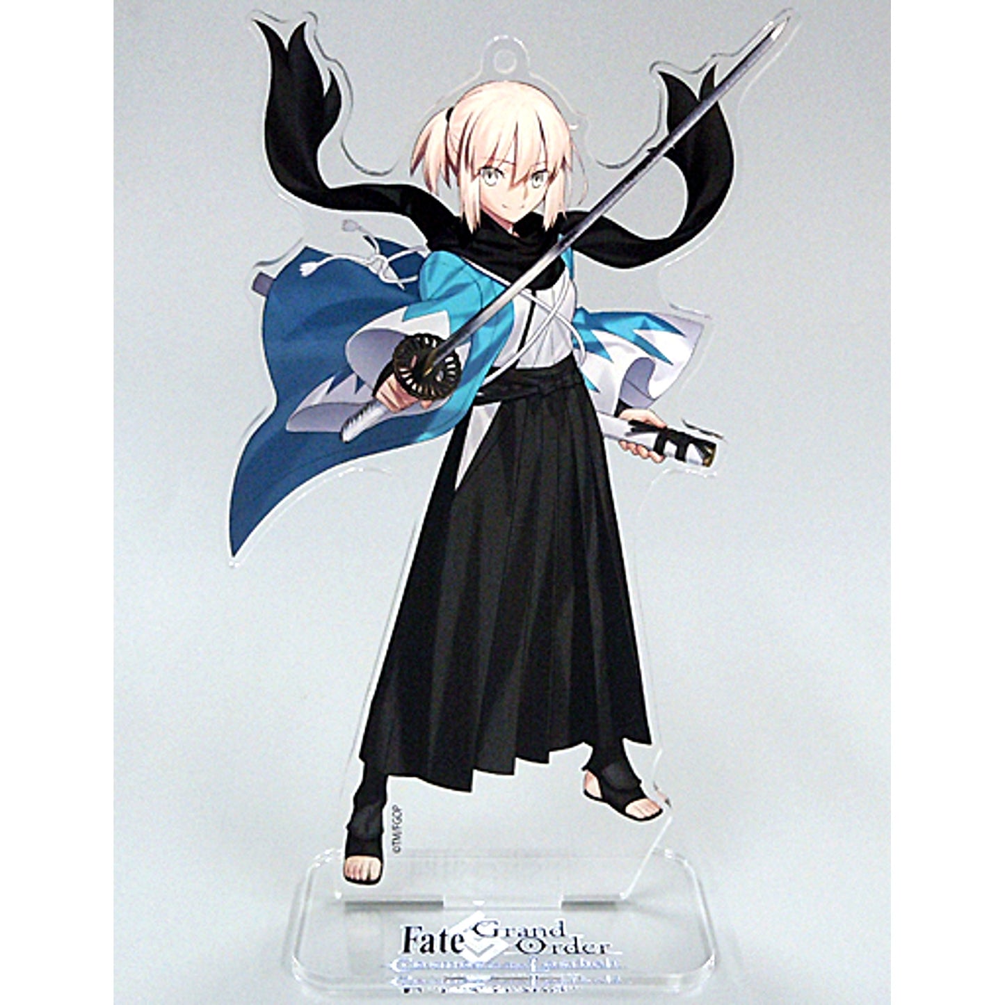Saber Okita Souji Asagi Haori Hakama Pickup Character Acrylic Mascot Fate/Grand Order Winter Caravan Online 2021 [USED]
