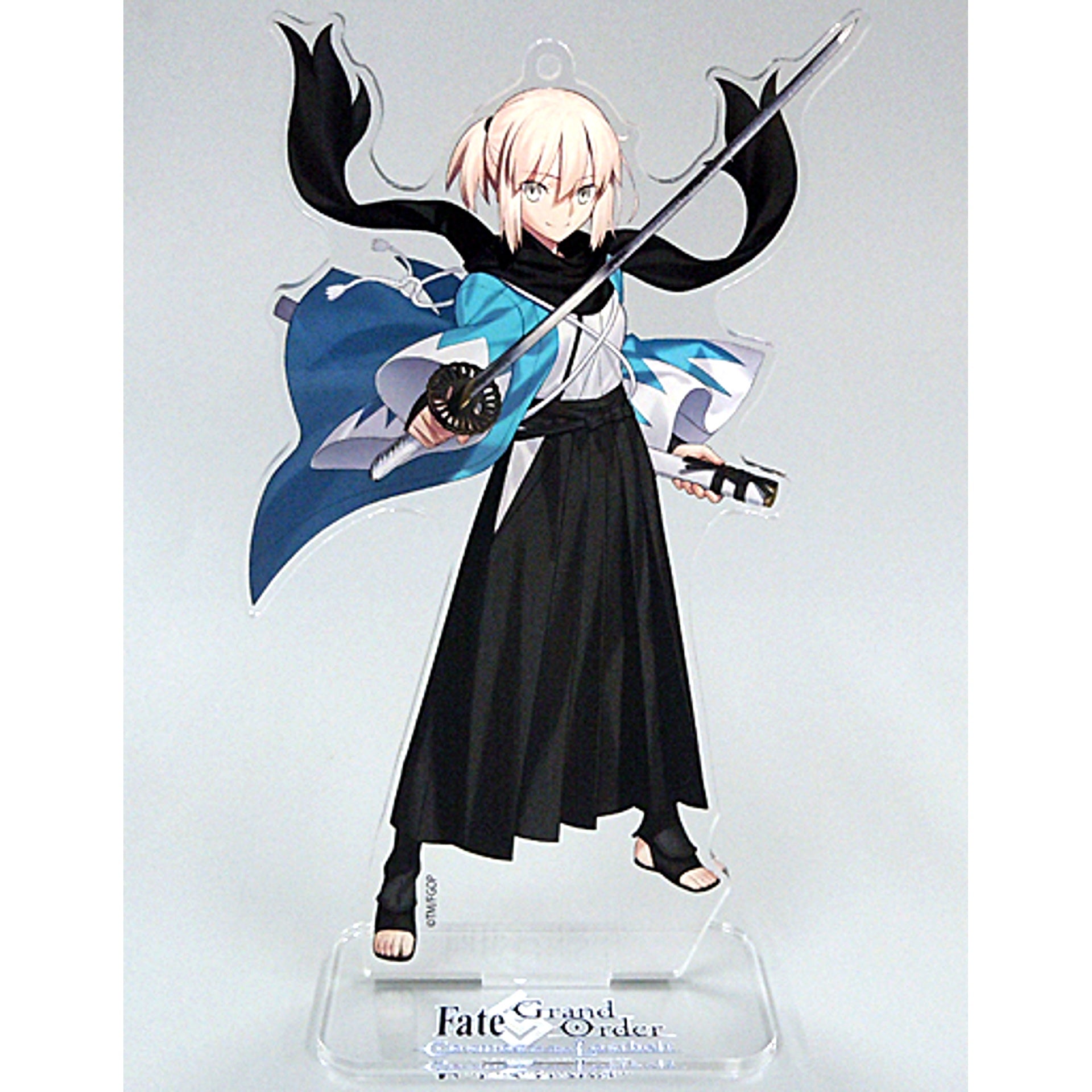Saber Okita Souji Asagi Haori Hakama Pickup Character Acrylic Mascot Fate/Grand Order Winter Caravan Online 2021 [USED]