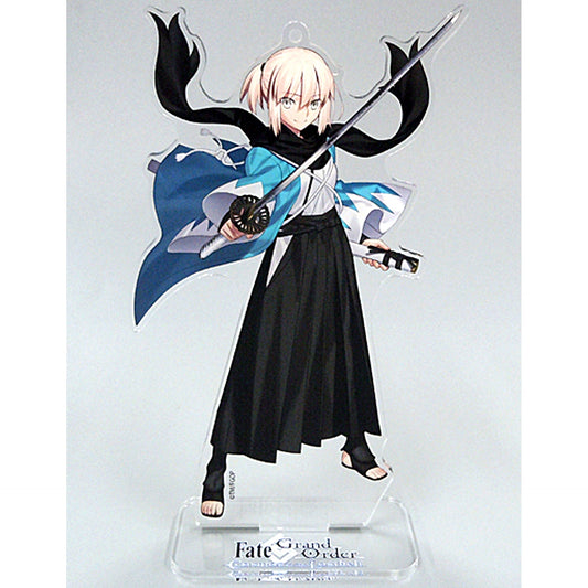 Saber Okita Souji Asagi Haori Hakama Pickup Character Acrylic Mascot Fate/Grand Order Winter Caravan Online 2021 [USED]
