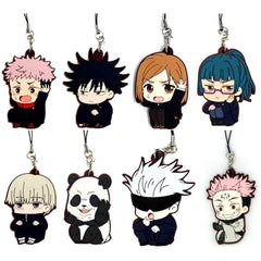 Set of 8 Jujutsu Kaisen Rubber Strap Collection Vivimus [USED]