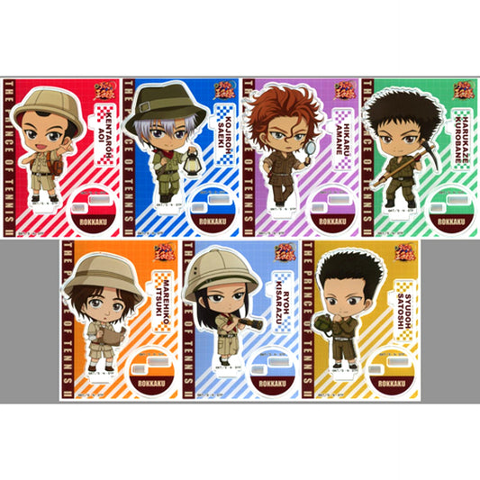 Set of 7 Rokkaku The New Prince of Tennis Trading Acrylic Stand Work Experience Edition [USED]