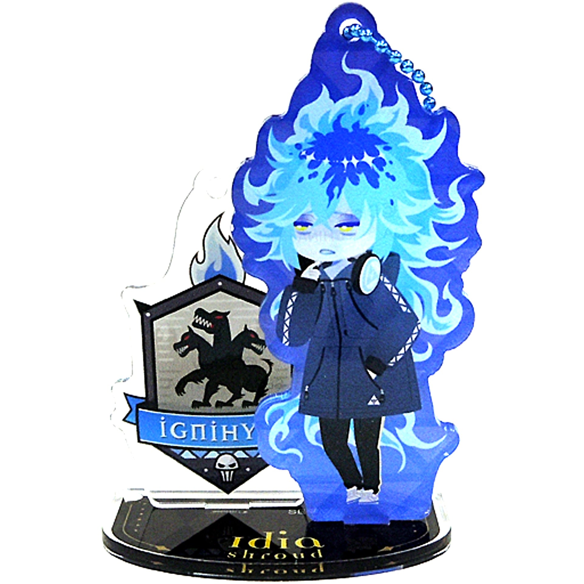 Idia Shroud Disney Twisted Wonderland Deformed Character Uniform Acrylic Stand Charm Vol.2 [USED]
