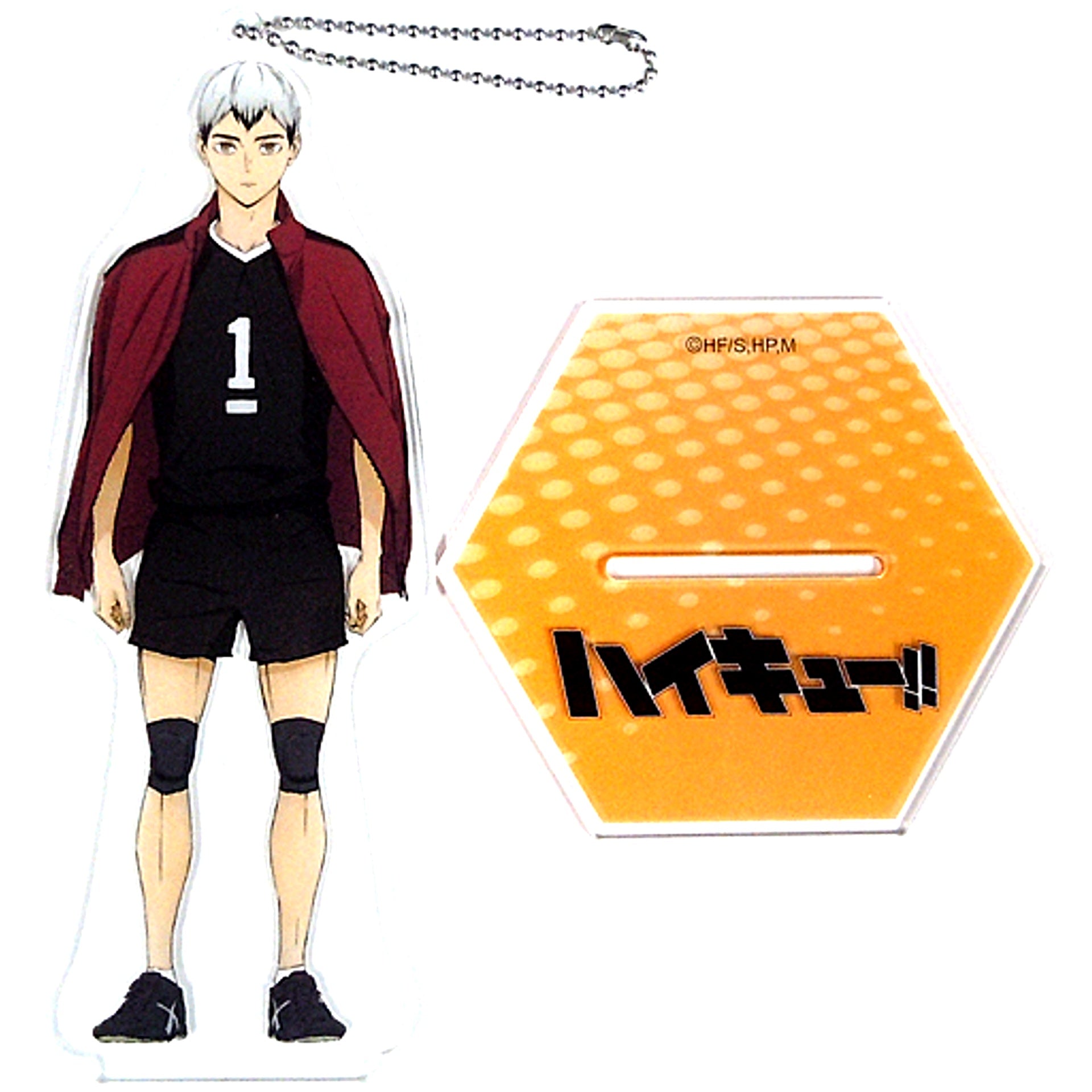 Shinsuke Kita Big Clear Keychain Mascot with Stand Haikyu!! [USED]