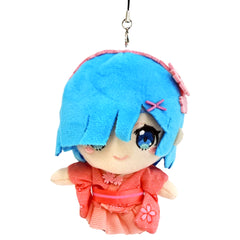 Re:ZERO -Starting Life in Another World- Rem A Pink Kimono Sakura Image Plush Mascot Plush [USED]