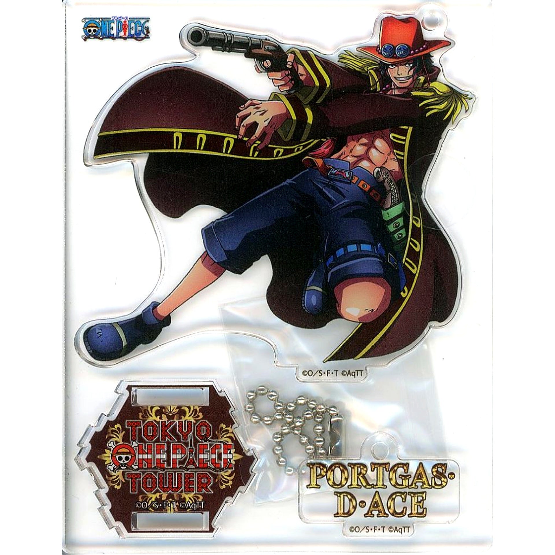 Portgas D. Ace One Piece Three Brothers Acrylic Stand Charm [USED]