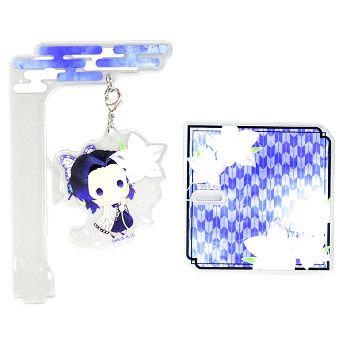 Shinobu Kocho Flower Ver. Demon Slayer: Kimetsu no Yaiba Yurafuwa Acrylic Mascot [USED]