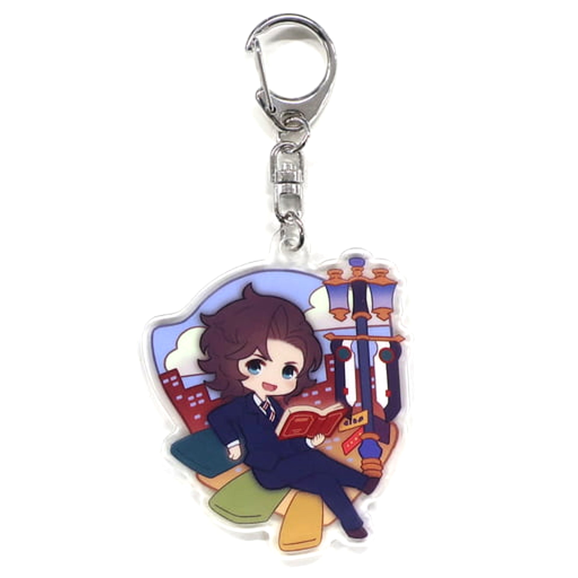 Granblue Fantasy Lancelot Acrylic Keychain animate Girls Festival 2017 Limited Keychains [USED]