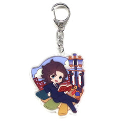 Granblue Fantasy Lancelot Acrylic Keychain animate Girls Festival 2017 Limited Keychains [USED]