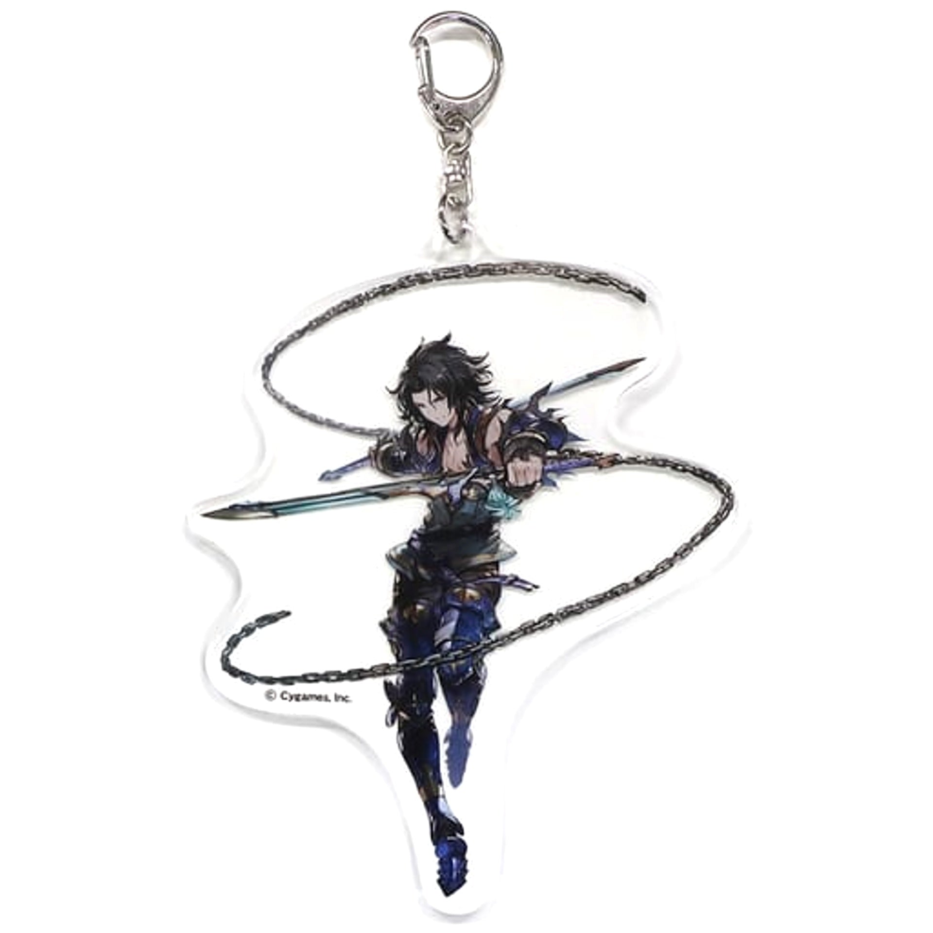 Lancelot Granblue Fantasy Acrylic Keychain Movic Co. Ltd. [USED]