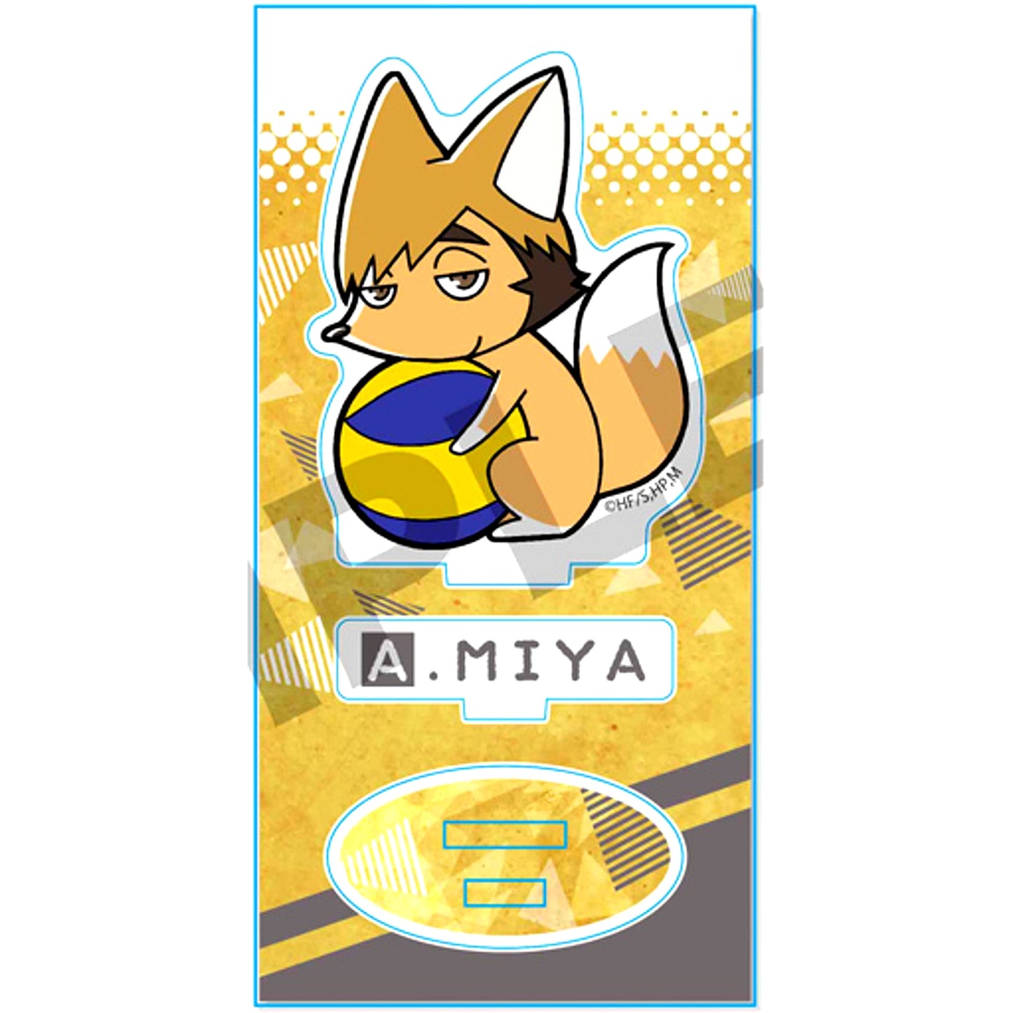 Atsumu Miya Gyugyutto Acrylic Figure Haikyu!! TO THE TOP [USED]