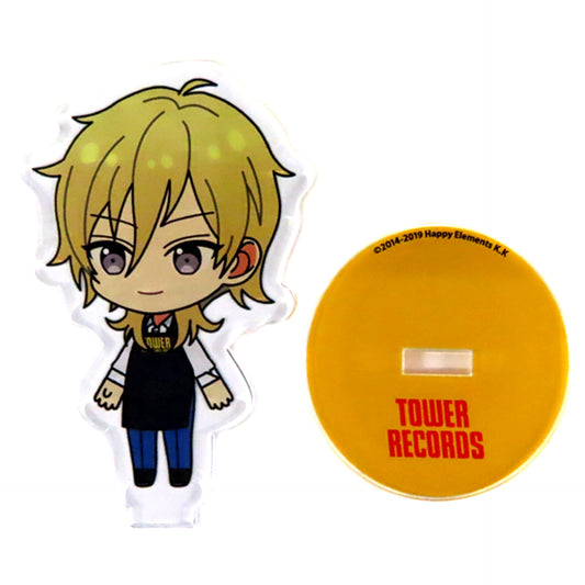 Kaoru Hakaze Ensemble Stars!! x TOWER RECORDS Trading Acrylic Stand A [USED]