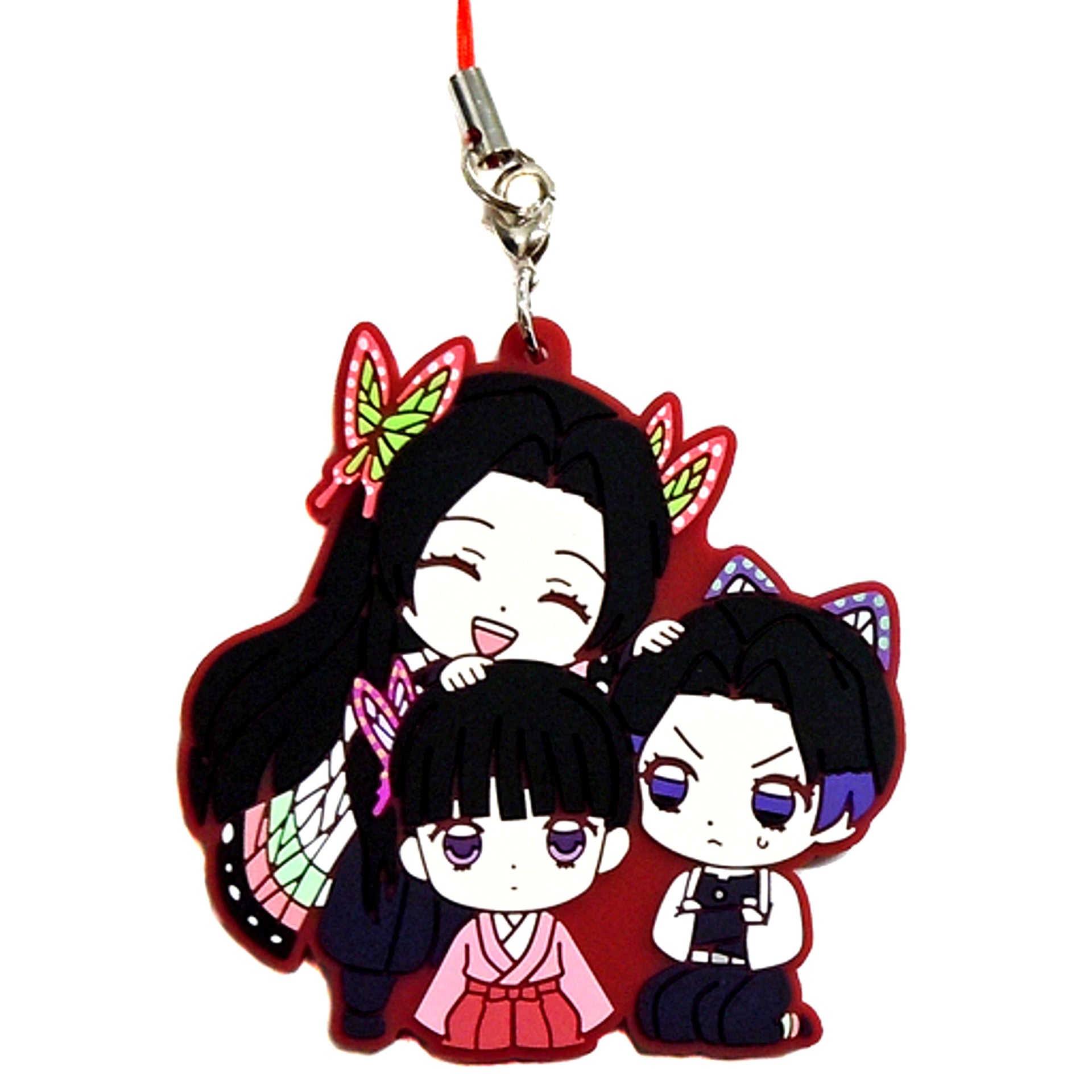 Kanae Kocho Shinobu Kocho Kanao Tsuyuri Demon Slayer Kimetsu no Yaiba Metsu Capsule Rubber Mascot 5 [USED]