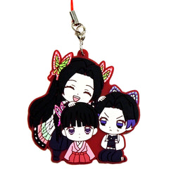 Kanae Kocho Shinobu Kocho Kanao Tsuyuri Demon Slayer Kimetsu no Yaiba Metsu Capsule Rubber Mascot 5 [USED]