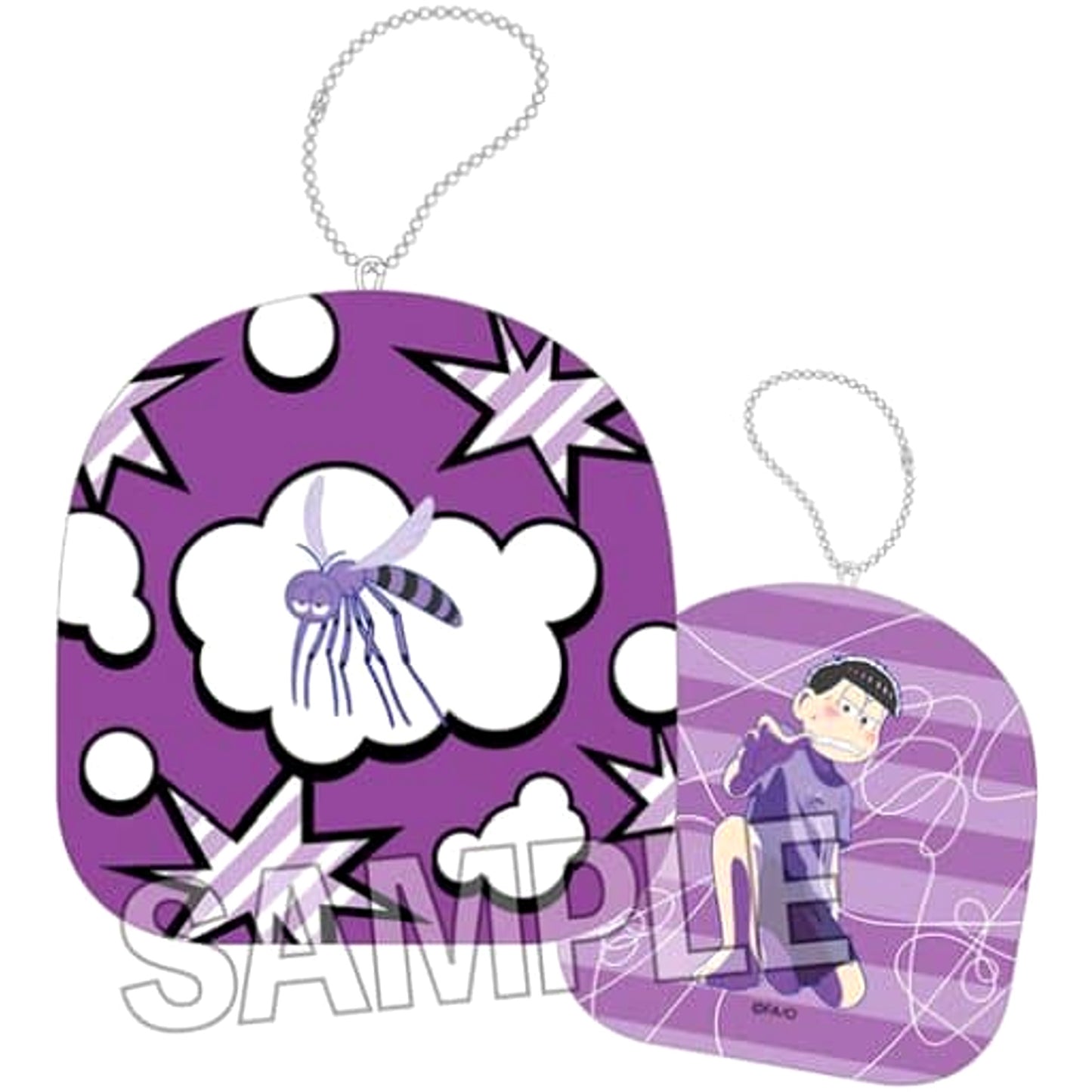 Ichimatsu Mr. Osomatsu Boo Cushion Keychain Katto Natte Midnight [USED]