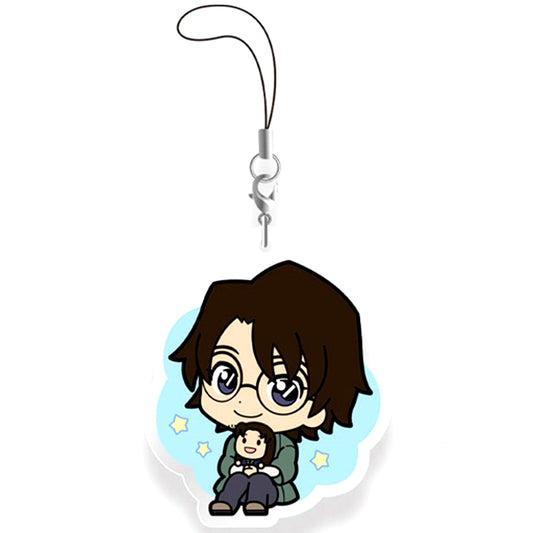 Shukichi Haneda Detective Conan Chokokawa Acrylic Strap Oyasumi Time [USED]