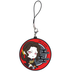 Demon Slayer: Kimetsu no Yaiba Muzan Kibutsuji Woman Ichiban Kuji 4 Dareyorimo Kyojin na Yaiba to Nare Kyunchara Rubber Strap Kyunchara Illustrations Prize J Keychains [USED]