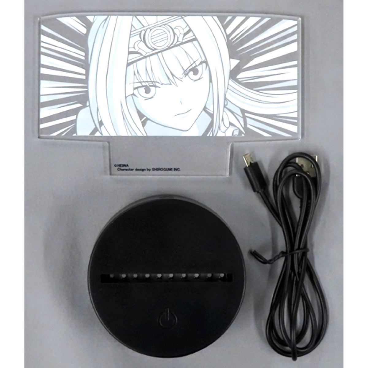 Yoshiteru Ashikaga Pachislot Sengoku Otome Kengeki ni Mau Shiroki Kensei Saigoku Sansen Hen LED Acrylic Stand [USED]