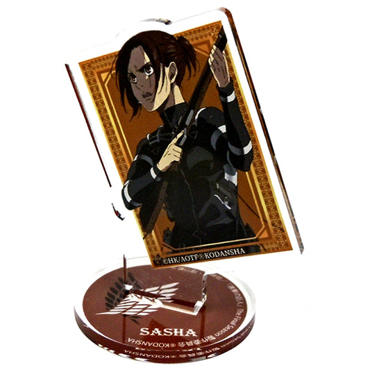 Sasha Blouse Attack on Titan The Final Season Trading Acrylic Stand [USED]