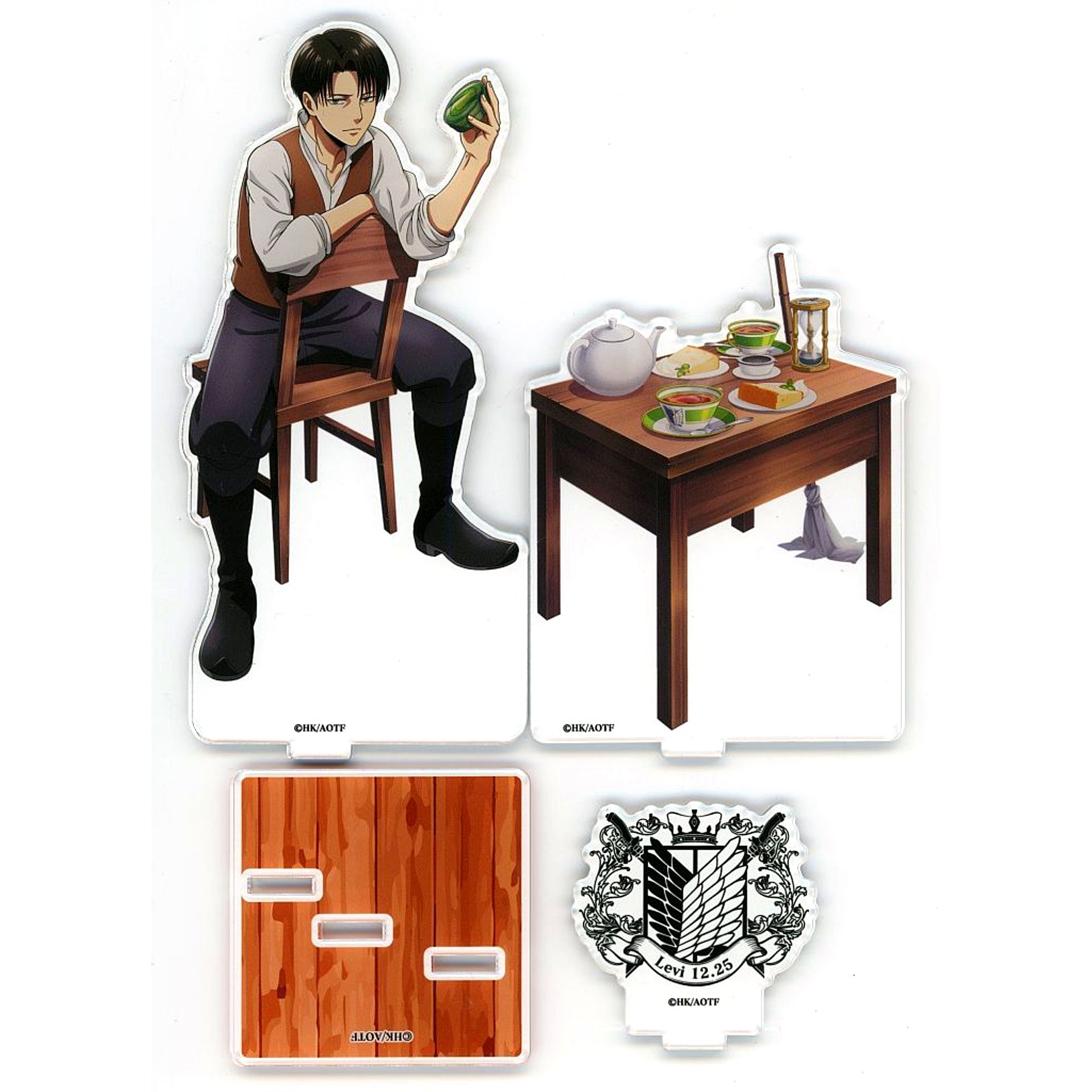 Levi Ackerman Attack on Titan Tokyo Station Pop Up Store Acrylic Figure M [USED]