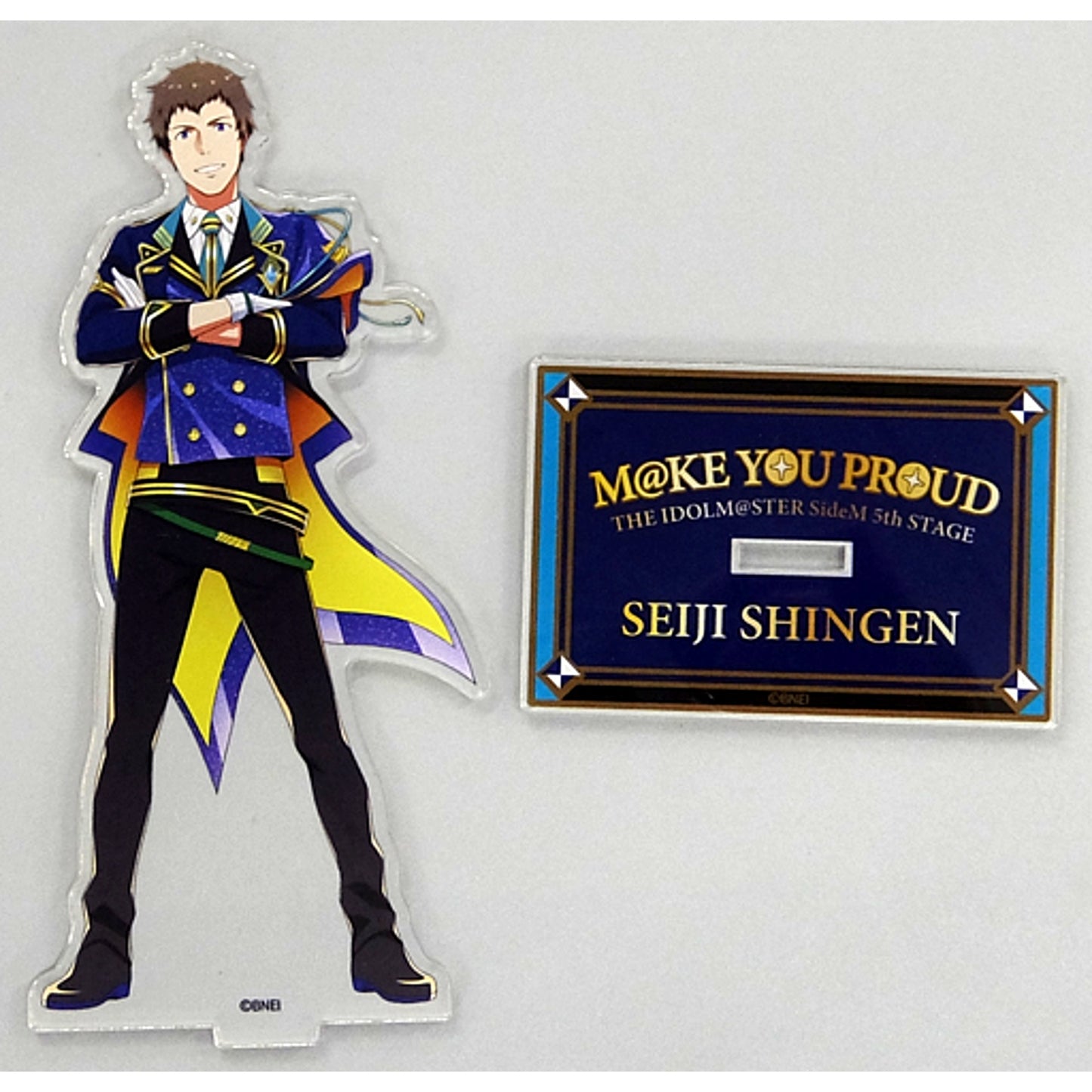 Seiji Shingen THE IDOLM@STER SideM Official Acrylic Stand 5th STAGE M@KE YOU PROUD [USED]