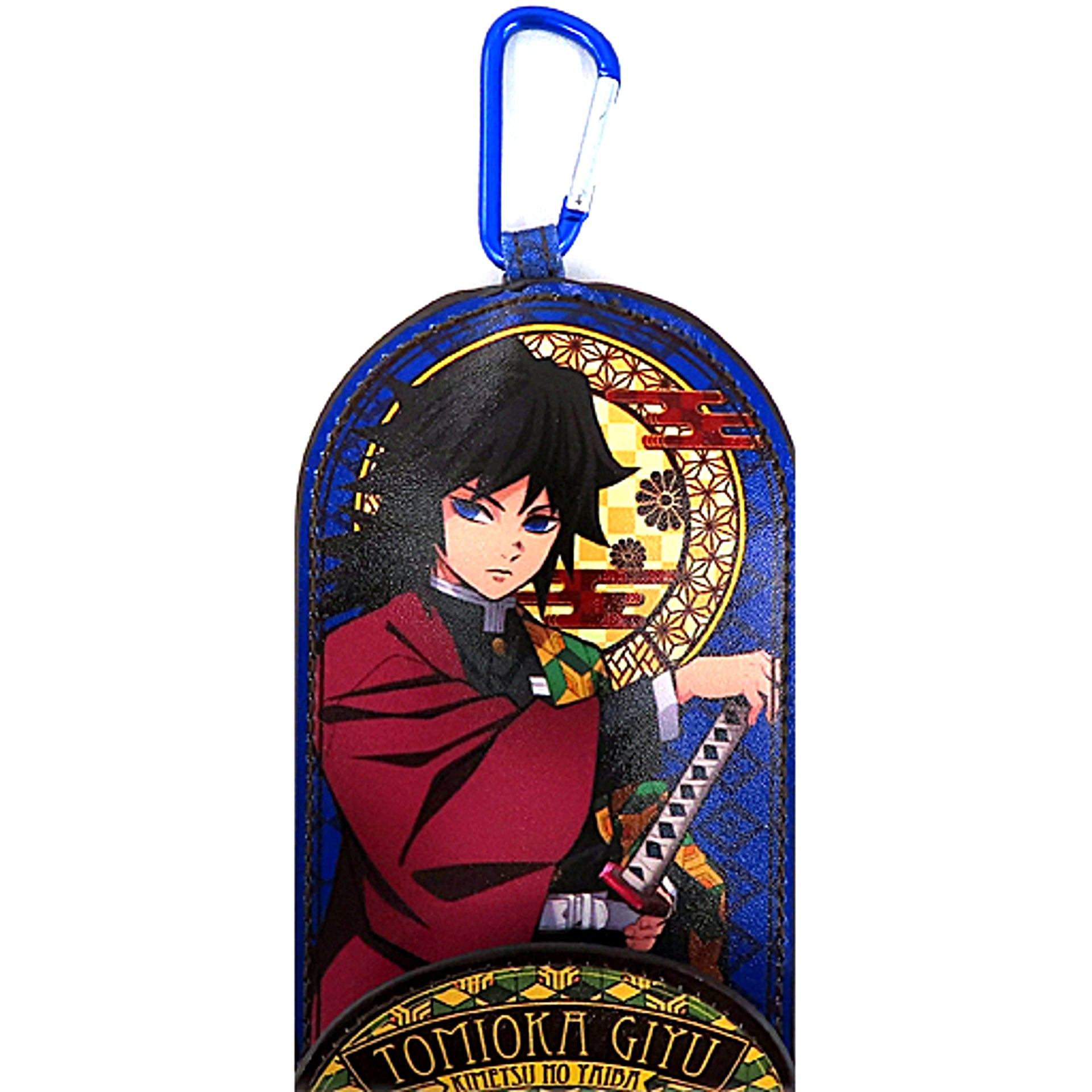 Giyu Tomioka Demon Slayer Kimetsu no Yaiba Reel Keychain with Carabiner [USED]