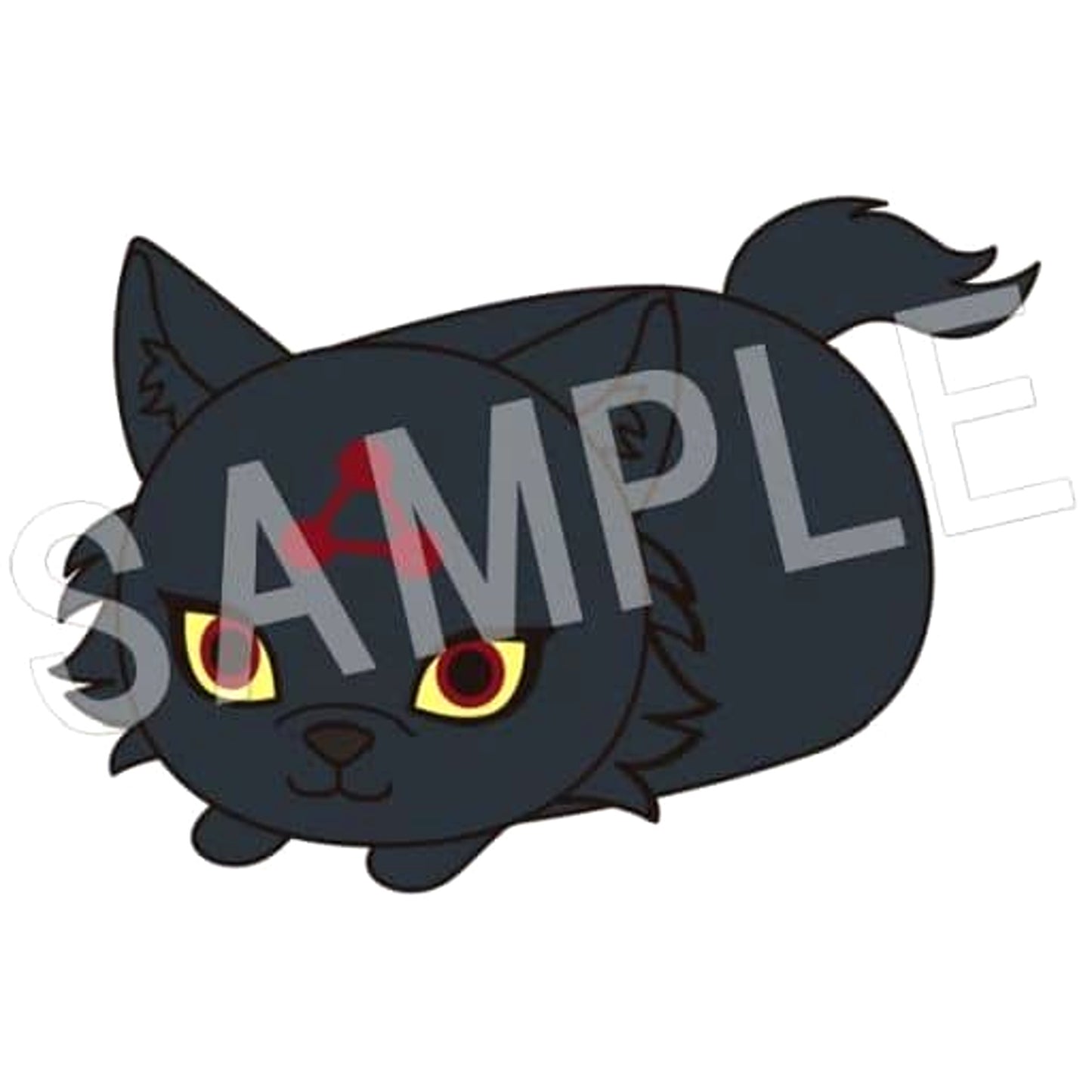 Jujutsu Kaisen Gyokuken Black Mamekororin Plush Mascot Plush [USED]