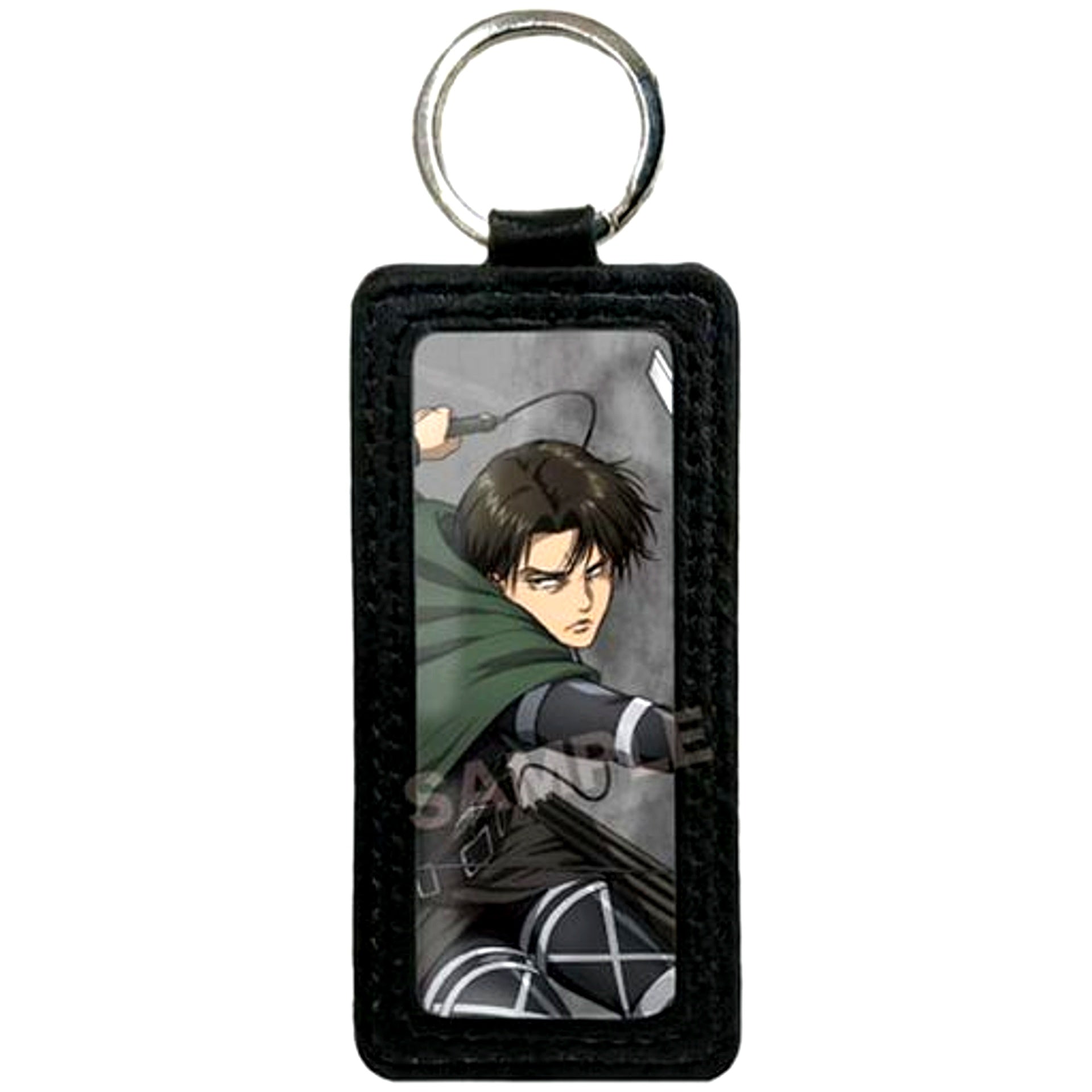 Levi 06 Attack on Titan Leather Keychain [USED]