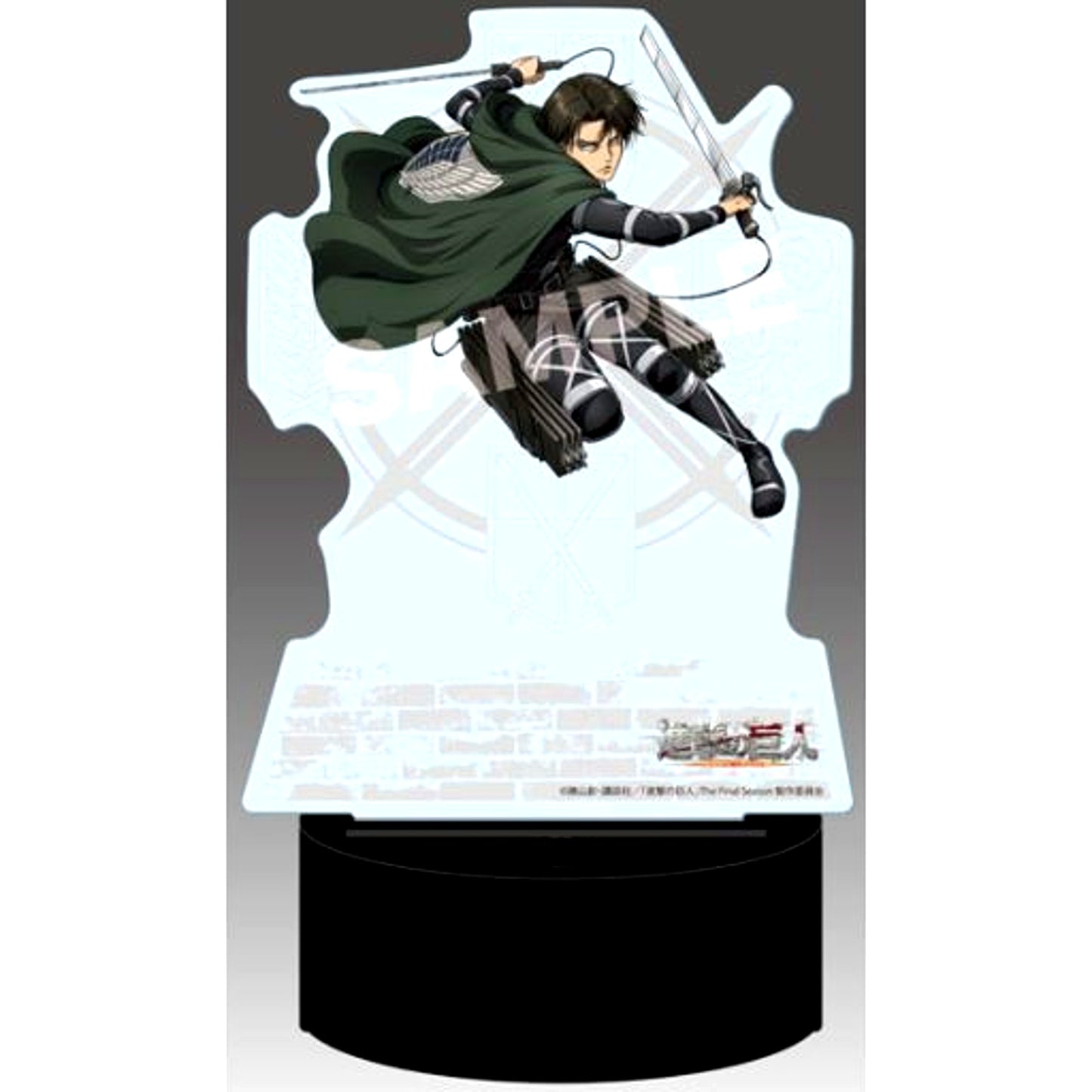 Levi 04. LED Big Acrylic Stand Attack on Titan [USED]