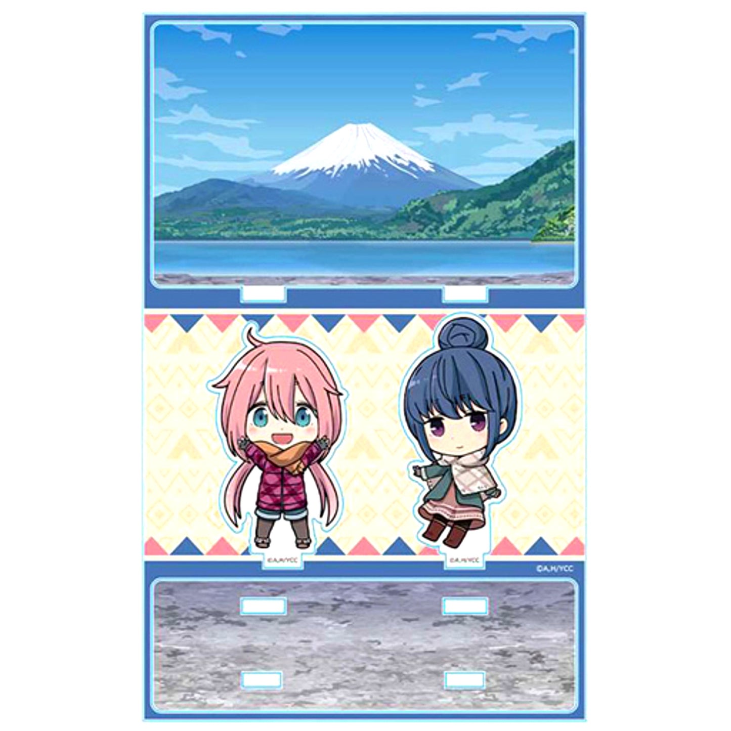 Nadeshiko Kagamihara & Rin Shima A. Laid-Back Camp Acrylic Diorama [USED]