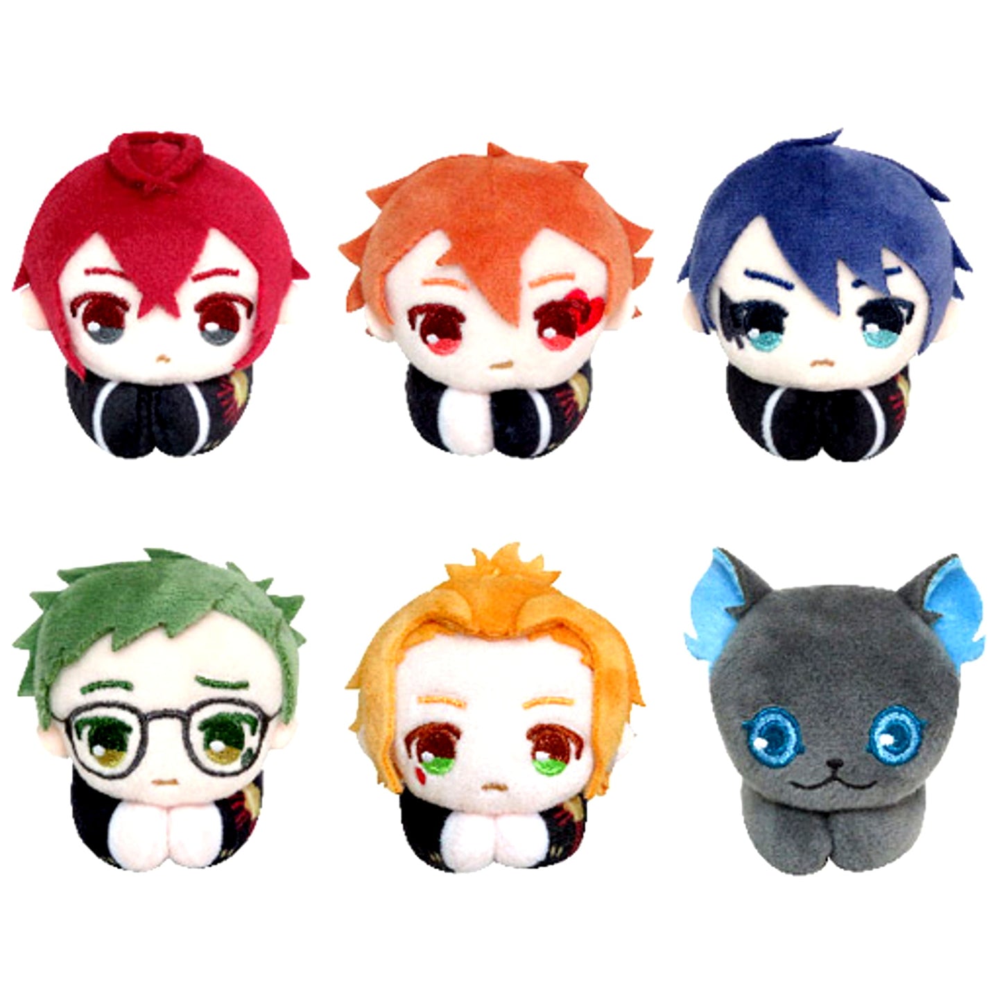 Set of 6 Disney Twisted Wonderland Hug Chara Collection 1 [USED]