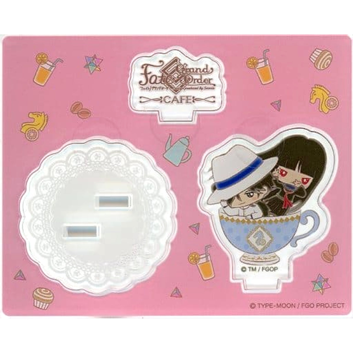 Fate/Grand Order x Sanrio Cafe Rider Ryoma Sakamoto with Oryou Acrylic Stand Third Wave Acrylic Stands [USED]