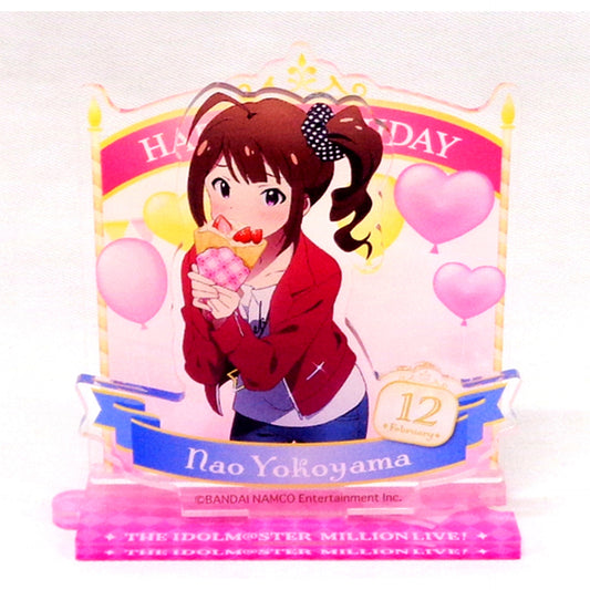 Nao Yokoyama THE IDOLM@STER Million Live! Birthday Acrylic Stand [USED]