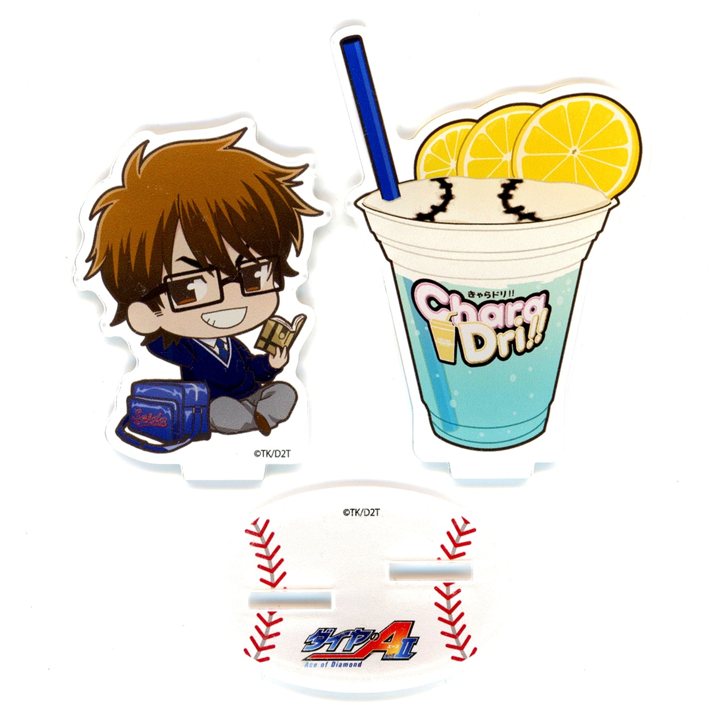 Kazuya Miyuki Ace of Diamond act II x Chara Dri!! Mini Character Acrylic Stand [USED]