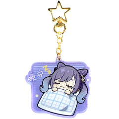 Genshin Keqing SD Acrylic Keychain Keychains [USED]