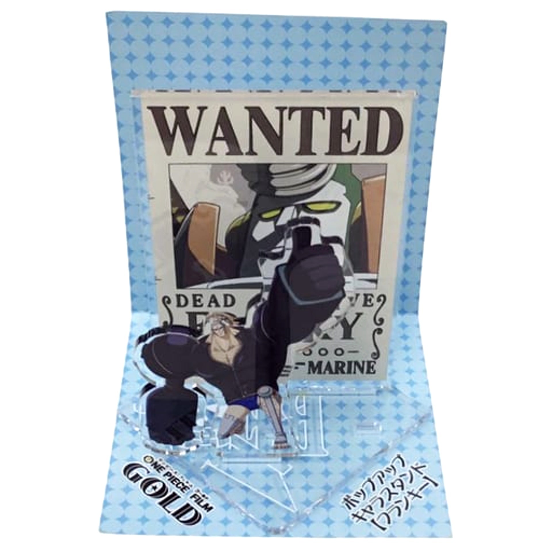 One Piece Film Gold Franky Pop-up Character Stand Theater Goods Acrylic Stands [USED]